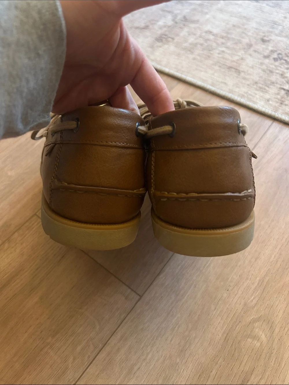 Sperry Men’s Brown Leather Deck Boat Shoes